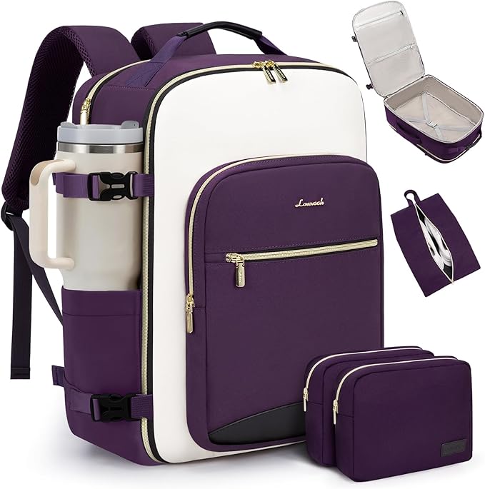 LOVEVOOK 50L Travel Backpack for Women & Men, Airline Approved Carry On Luggage by LOVEVOOK
