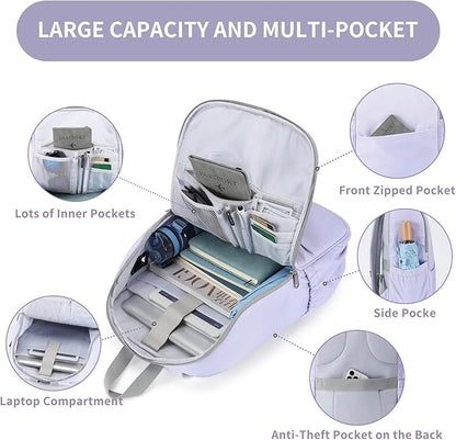 MAXTOP Deep Storage Laptop Backpack Business Anti-theft Backpacks College - Image 2