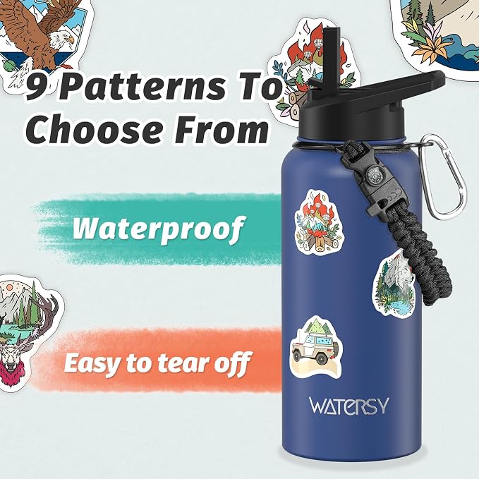 32oz Insulated Water Bottle, BPA Free&Leak Proof, Stainless Steel Water Flask - Image 4