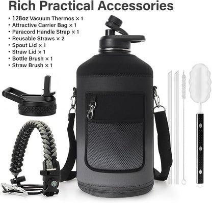 DYSANKY 1 Gallon Water Bottle Insulated | Thickened Stainless Steel Vacuum - Image 2