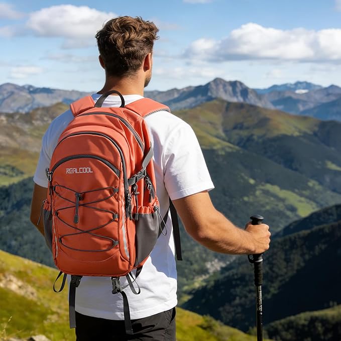 RealCool Hiking Backpack for Men Women, 30L Lightweight Waterproof Travel - Image 6