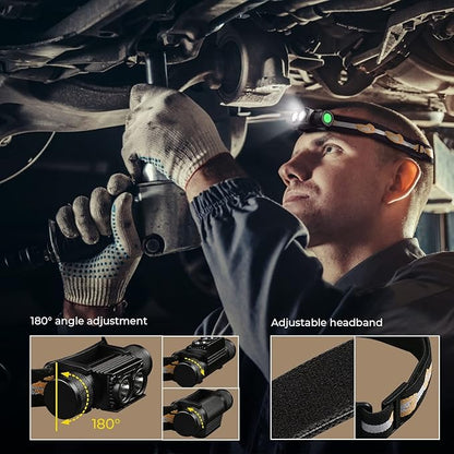 77outdoor LED Rechargeable Red Headlamp, H25LR / D25LR Powerful Lightweight - Image 5