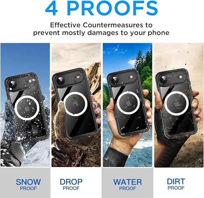 AICase for iPhone Air Case Waterproof Clear - Image 2