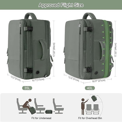 Sinaliy Large Expandable Travel Backpack - Image 3