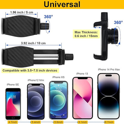 Mippko Wall Mount Phone Holder for Truck/Car/Boat/Wall/Desk, Compatible - Image 8