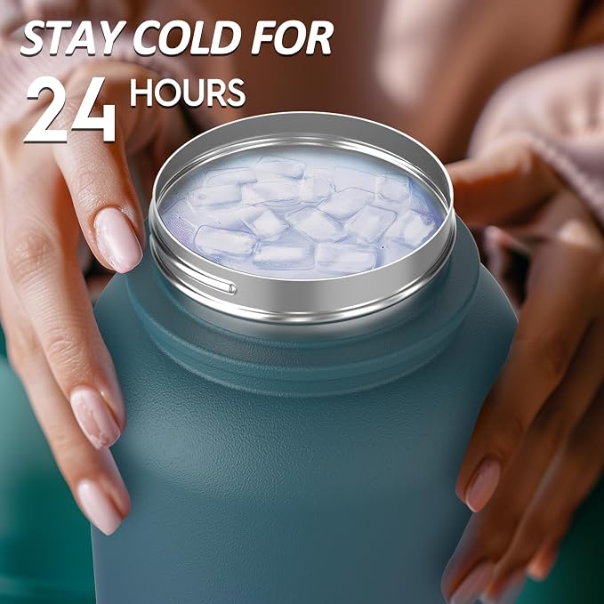Navigate 32 oz Insulated Stainless Steel Sports Water Bottle - Image 3