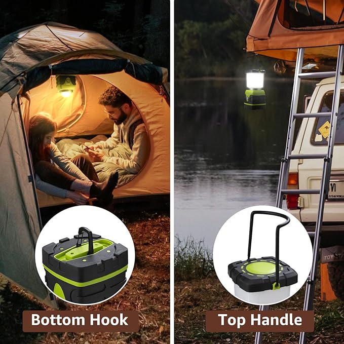 Lepro 1500LM Battery Powered LED Camping Lantern, Waterproof Tent Light - Image 5
