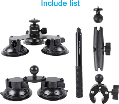 PellKing Suction Car Mount for Insta360 x5, One RS, R Compatible - Image 8