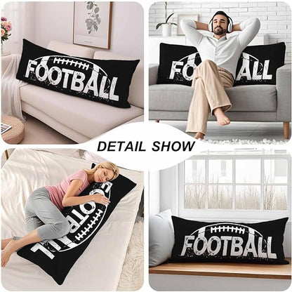 Outdoor Pillows Body Pillow Cover American Football USA Soccer Lumbar Body - Image 5