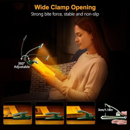 Gritin 19 LED Rechargeable Book Light - Image 7