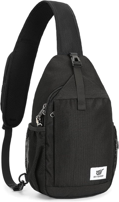 SKYSPER Sling Bag RFID Cross Body Bag Recycled Crossbody Backpack Travel Daypack by SKYSPER