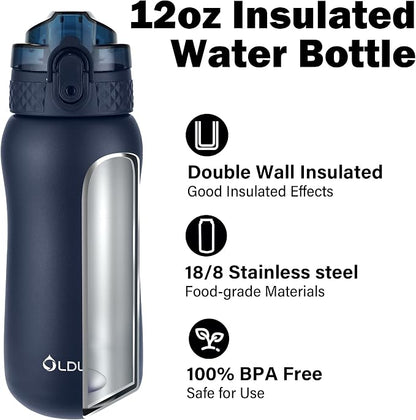 Oldley Insulated Water Bottle 12oz Water Bottles - Image 4