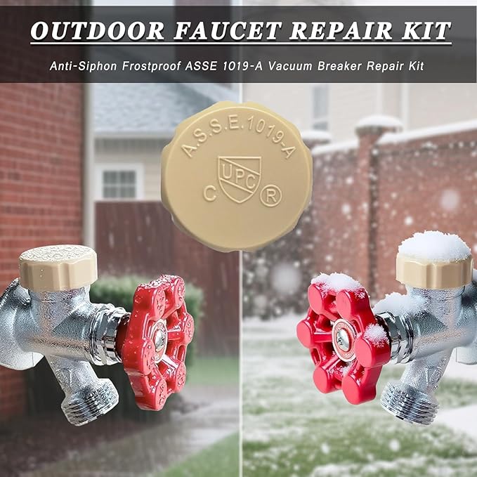 Outdoor ASSE 1019-A Vacuum Breaker Replacement Kit, Outside Faucet Repair Kit - Image 2