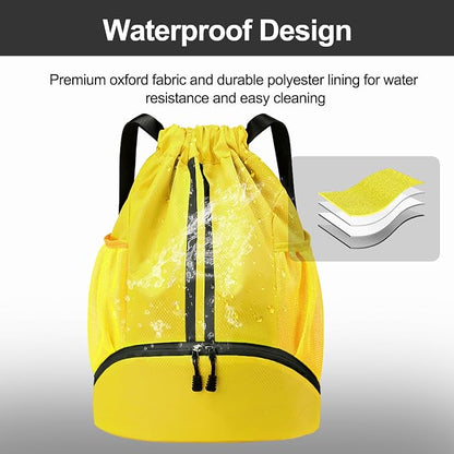 Hoedia Sports Drawstring Backpack - Image 3