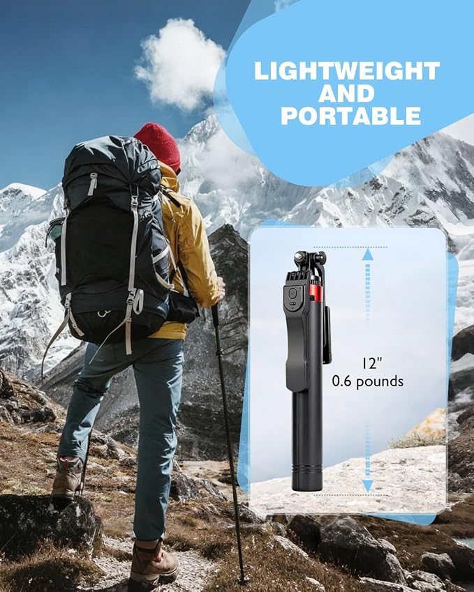 71" Phone Tripod Selfie Stick for iPhone/Android/Camera, Cell Phone Tripod Stand - Image 7
