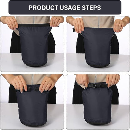 6 Pcs Waterproof Dry Bag Sack Lightweight Outdoor Dry Bags 35 L, 20 L, 15 L - Image 4