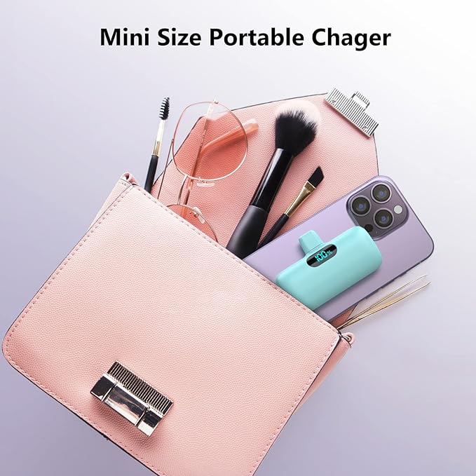 Mini Portable Charger 5000mAh Power Bank, 3A PD USB C Cell Phone Portable Power - Image 7