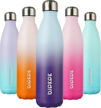 BJPKPK 25oz Insulated Stainless Steel Water Bottles, Sports Water Bottles Keep by BJPKPK
