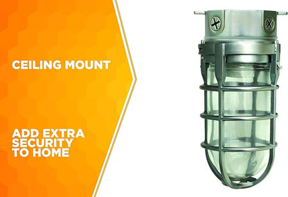 Woods L1706BS Vandal Resistant 150W Incandescent Security Light; Ceiling Mount; - Image 3