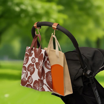 2 Pack Stroller Hooks, Strong Synthetic Leather Hook-and-Loop - Image 8