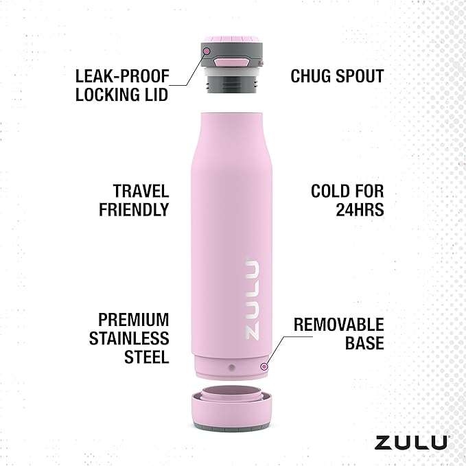 ZULU Ace Vacuum Insulated Stainless Steel Water Bottle - Image 3