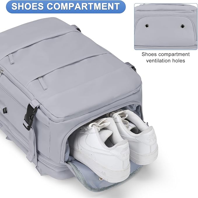 coofay Expandable Backpack For Traveling On Airplane Carry On Backpack Flight - Image 7