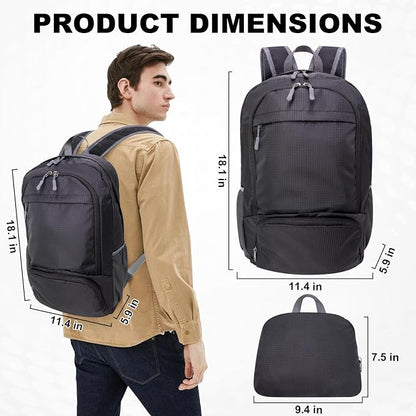 HOLYLUCK 20L Lightweight Packable Hiking Daypack Foldable Backpack - Image 2