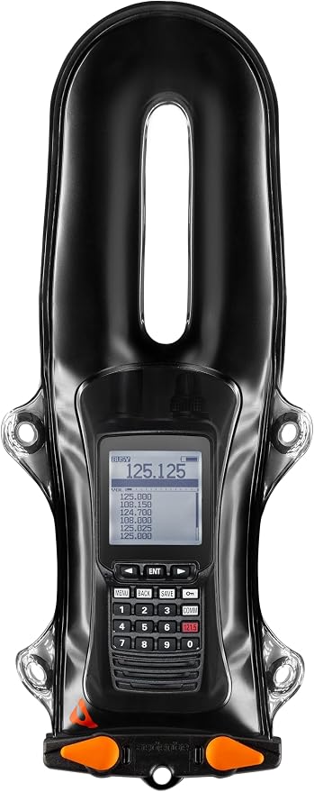 Aquapac Waterproof Pro Harness VHF Radio Case, 2 Way Radio Pouch, Carry Cord by Aquapac