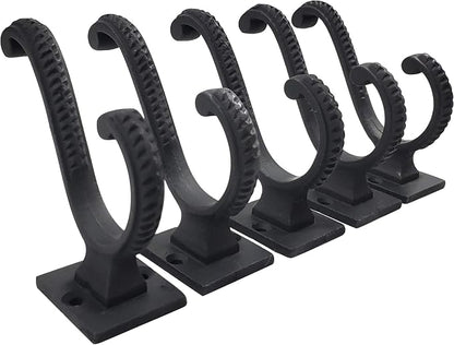 Claimed Corner Iron Scroll Coat Hooks - Image 2
