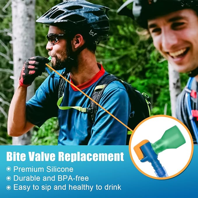 Big Bite Valve Replacement Mouthpiece Water Hydration Bladder Valve 4 Pack - Image 3
