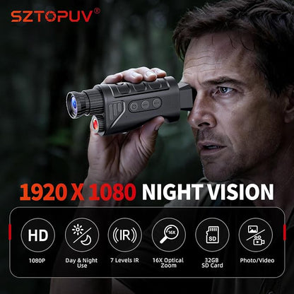 Night Vision Monocular, 2026 Upgraded Portable Handheld Scope - Image 2