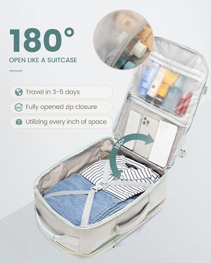 LOVEVOOK Travel Backpack for Women & Men 40L, Airline Approved Carry On - Image 2