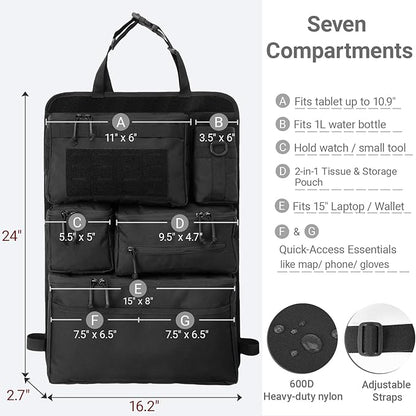 Tactical Seat Back Organizer - Image 5