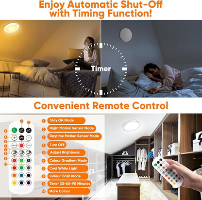 Rechargeable Motion Sensor Ceiling Light - Image 8