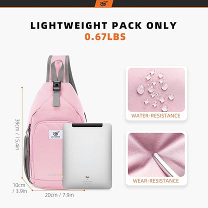 SKYSPER Sling Bag RFID Crossbody Sling Backpack Cross Body Shoulder Bag Travel - Image 5