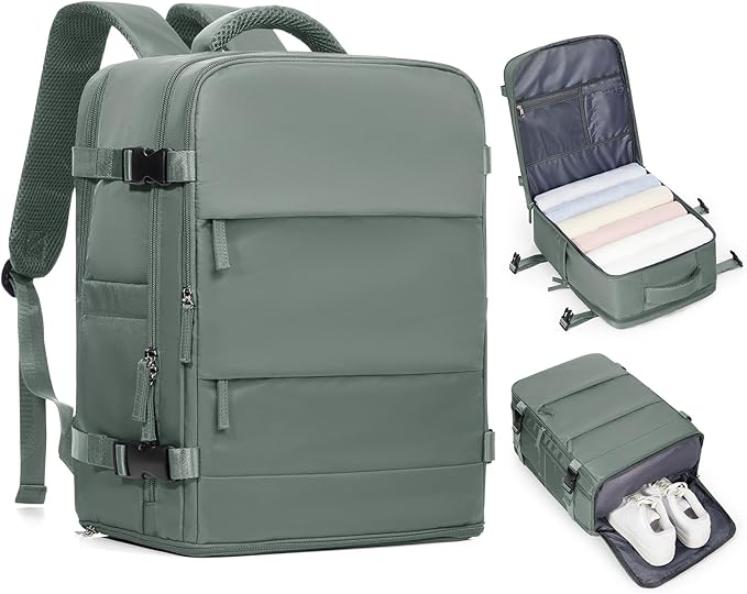 Travel Backpack for Women Airline Approved Carry on Backpack for Airplanes by coofay