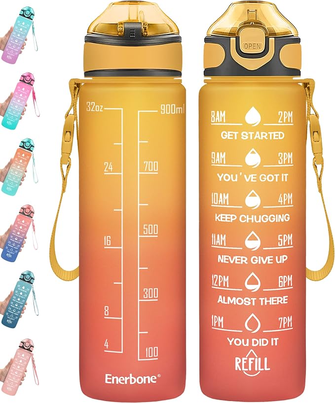 Enerbone 32 oz Drinking Water Bottle by Enerbone