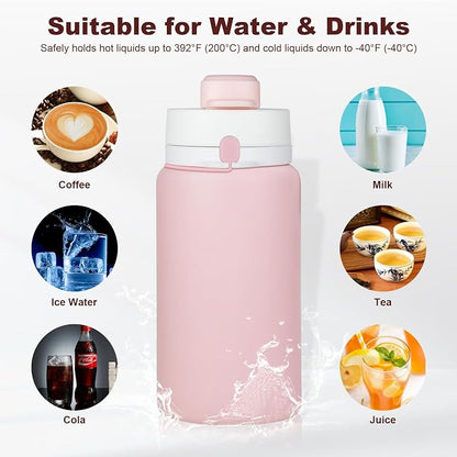 PLTCAT Collapsible Foldable BPA Free Reusable Lightweight Leak-Proof Travel - Image 6