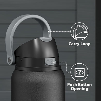 40 oz Insulated Water Bottle for Sports: Meoky Stainless Steel Water Bottle - Image 6