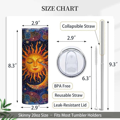 Firmiso 20 oz Tumbler | Skinny Insulated Travel Mug - Image 6