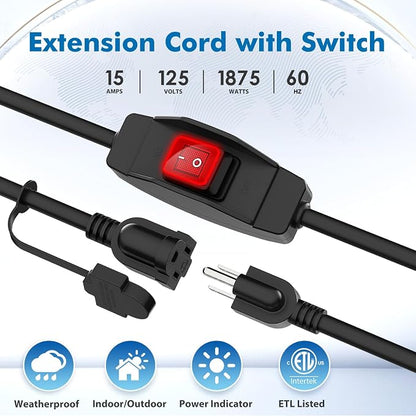 KASONIC 1.5 FT Extension Cord - Image 2