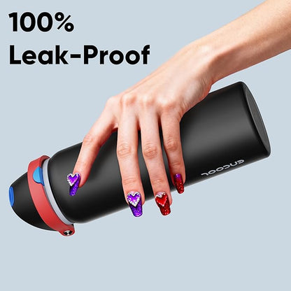Insulated Water Bottle with Straw - Image 6
