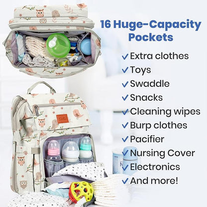 PILLANI Baby Diaper Bag Backpack - Image 3