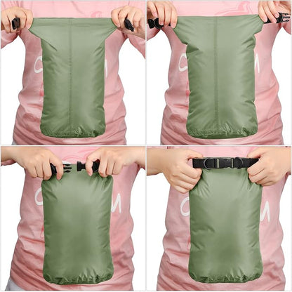 Shappy 6 Pcs Waterproof Dry Bag Set Ultralight Stuff Sack 20/15/10/8/5/3L - Image 5