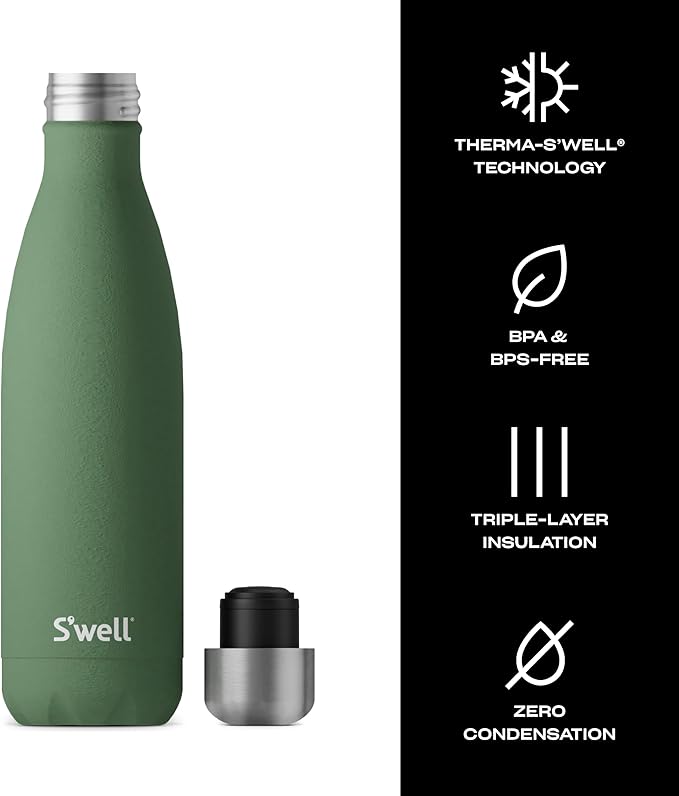 S'well Stainless Steel Water Bottle, Triple Layered Vacuum Insulated Containers - Image 3