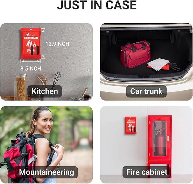 Lancryen Emergency Fire Blanket, Fire Extinguisher Blanket, Fire Suppression - Image 5