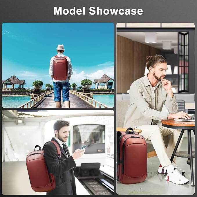 hk Business Backpack for Men 17 Inch, Slim & Expandable Waterproof Travel - Image 9