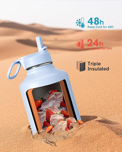 Half Gallon Water Bottle Insulated - Image 2