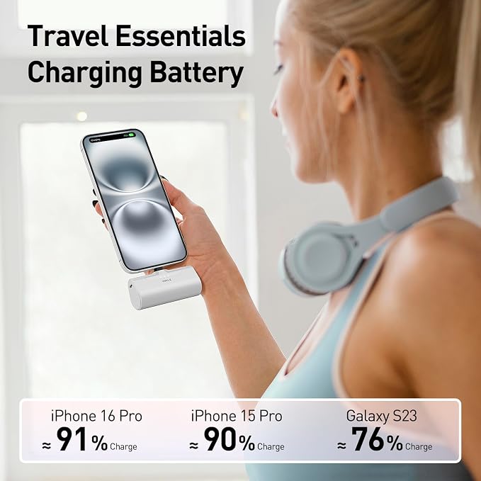 iWALK Portable Charger for iPhone 17/16/15 USB-C Small Power Bank 20W 4 - Image 5