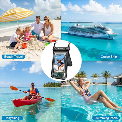 Rynapac IPX8 Waterproof Phone Pouch Floating, Double Space Waterproof Phone Case - Image 7